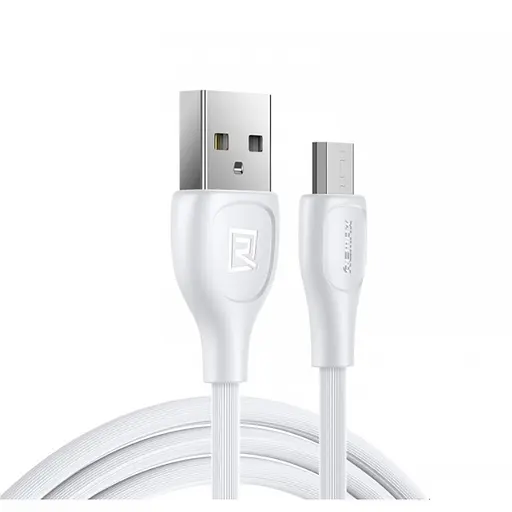 Кабель Remax Lesu Pro USB - microUSB 1 метр Белый (RC -160 м-w) - фото 1