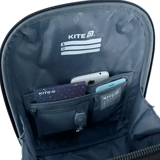 Рюкзак Kite Education каркасный 555 Race&Win Черный (K26-555S-8) - фото 10