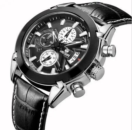 Мужские часы Megir 2020 Montre Dark - фото 2