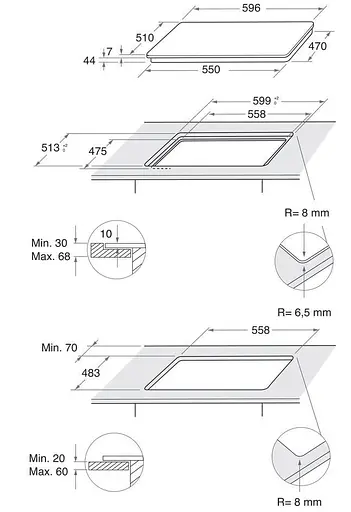 Варильна поверхня Hotpoint-Ariston HAGS61F/WH - фото 7