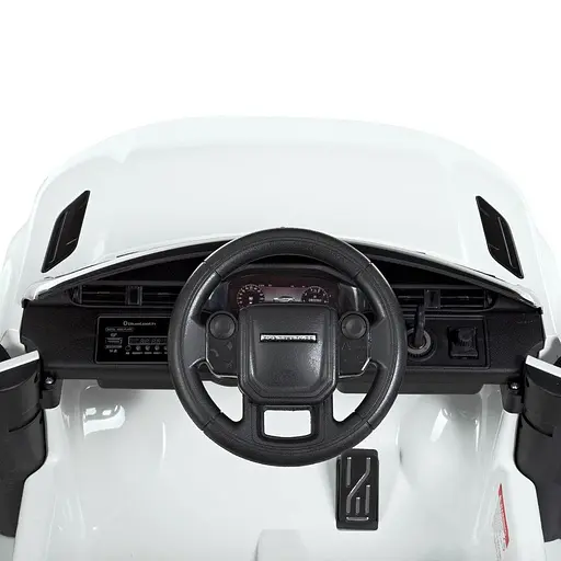 Електромобіль дитячий Джип M 4418EBLR-1 з двома моторами по 45W та дистанційним керуванням 2.4G білий - фото 3