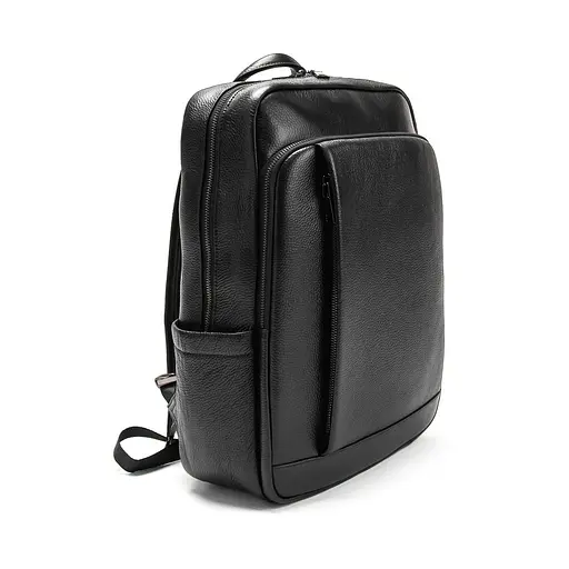 Кожаный черный рюкзак Tiding Bag A25F-8528-3A