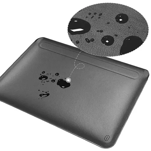Чохол з підставкою WIWU SKIN PRO Portable Stand Sleeve 13.3" Сірий - фото 2