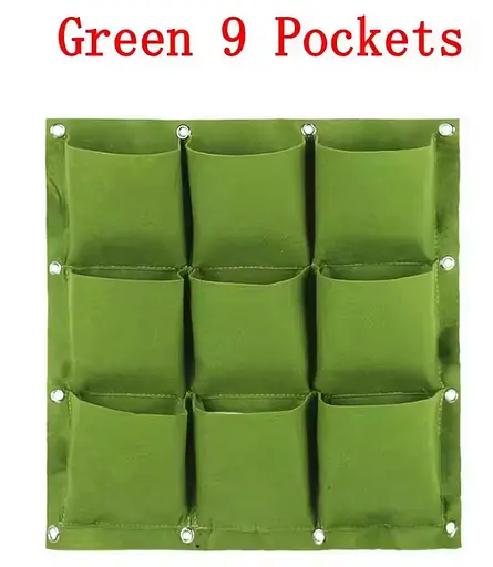 Підвісні горщики з тканини на 9 кишенів BKS Розмір полотна 60х60 см. - фото 2