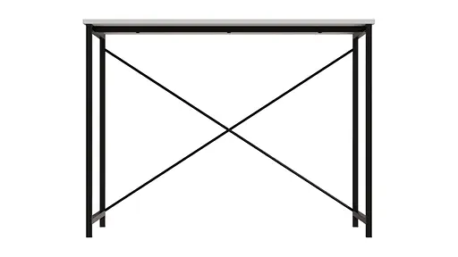 Стол письменный Line Лайт Ferrum-decor 750x1000x500 Черный металл ДСП Белый 16 мм (FRD-104836) - фото 4