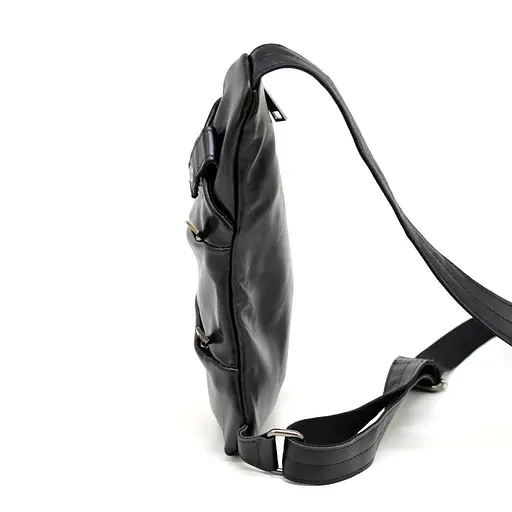 Кожаная мужская сумка через плечо TARWA 23х28х4 см sum0025831 - фото 4