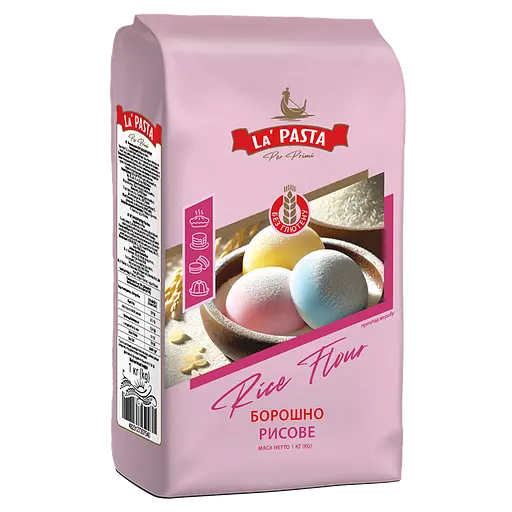 Борошно La Pasta Per Primi, рисове, 1 кг - фото 1