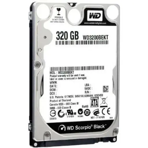 Жесткий диск 2.5 WD 320Gb WD3200BEKT Б/У - фото 1