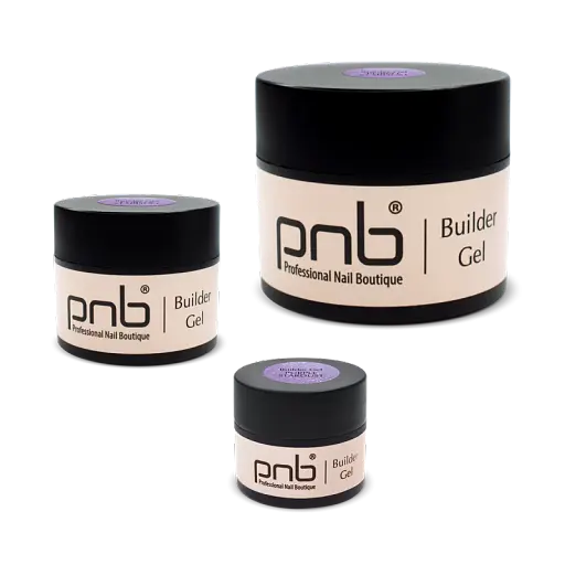 Моделирующий гель PNB Builder Gel Purple Stardust 15 мл - фото 6