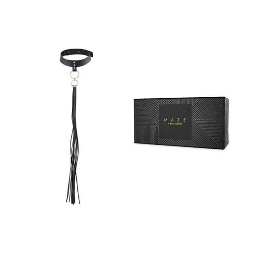 Чокер Bijoux Indiscrets MAZE - Tassel Chocker Black - фото 2