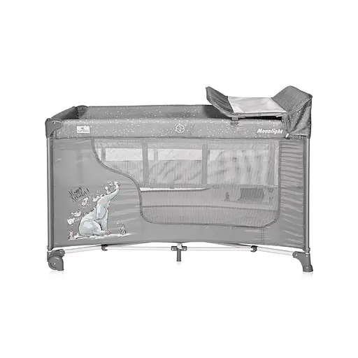 Уценка. Манеж Lorelli Moonlight, 2 л, серый (24391) - фото 2