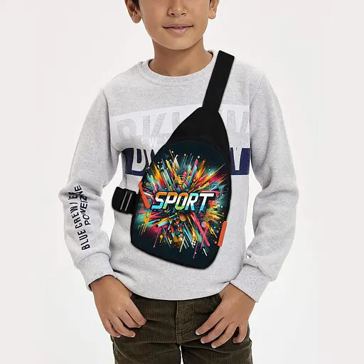 Сумка через плече дитяча Sport 29х17 см сумка слінг для хлопчика (02001)