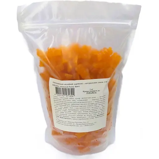 Мармелад желейний Jelly Juice Funny Bears Апельсиновий з натуральним соком 1 кг - фото 2