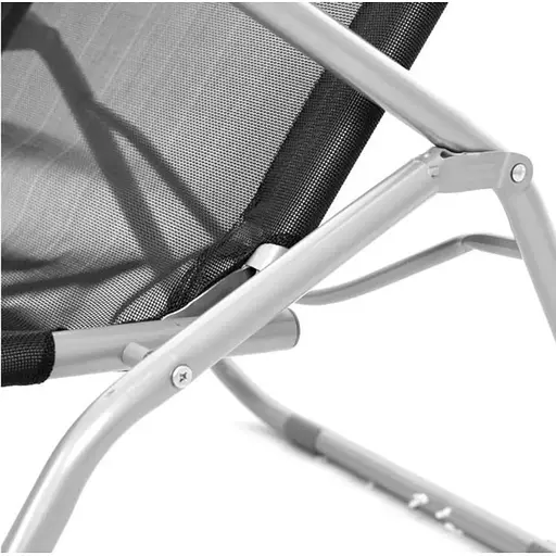 Крісло-шезлонг Jumi розкладний чорний - фото 5