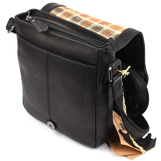 Кожаная мужская сумка через плечо Hill&Burry 19х25х5 см sum0025728 - фото 7