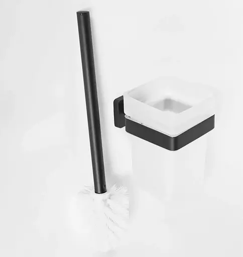 Йоршик для унітазу Rea Erlo 05 black REA-06910, Чорний матовий - фото 5