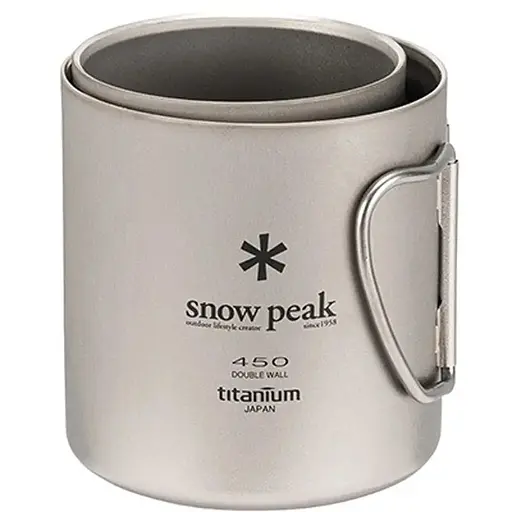 Кружка Snow Peak MG-153 Ti-Double 450 Mug 450 мл - фото 4