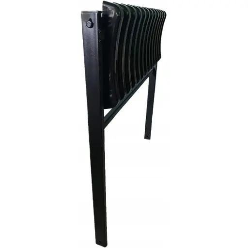 Скамейка на кладбище Chomik Twist складная 100см черный - фото 6