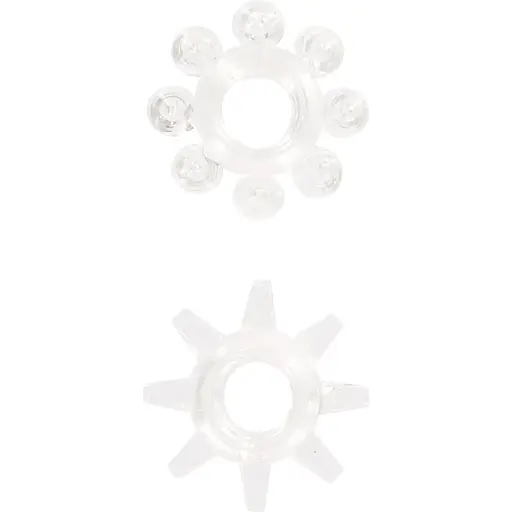 Набор эрекционных колец Toy Joy Power Stretchy Rings 2 шт. прозрачный