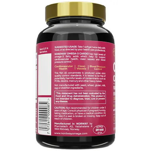 Nordway OMEGA-3 Cardio 1000 мг у м'яких капсулах №90 - фото 2