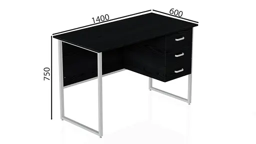 Комп'ютерний стіл Гаррі 75x140x60 білий ДСП Сосна Кембра 16мм FRD-104064 - фото 4