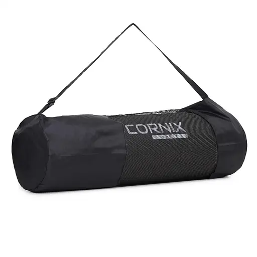Коврик спортивный Cornix NBR 183 x 61 x 1 cм для йоги и фитнеса XR-0013 Black - фото 3