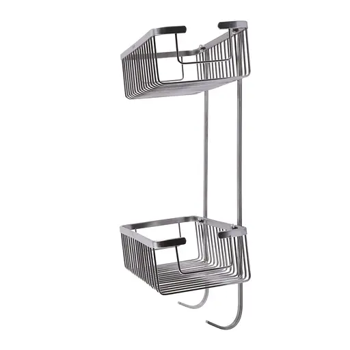 Поличка подвійна Globus Lux SQ9488, Нержавіюча сталь - фото 4