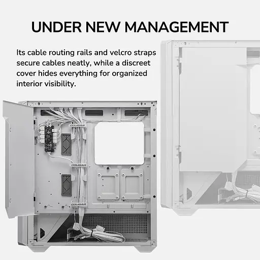 Корпус Cougar MX600 RGB, белый (MX600 RGB (White)) без блока питания - фото 12