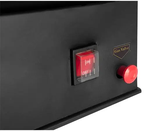 Тепловая пушка газовая Graphite аккумуляторная 15 кВт, площадь обогрева 50 кв.м., напольный, черный (58GE100) - фото 4