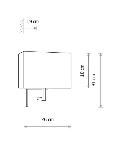 Бра, настінний світильник Nowodvorski 11780 Hotel Mood E27 1x10W IP20 світло-бежевий - фото 4