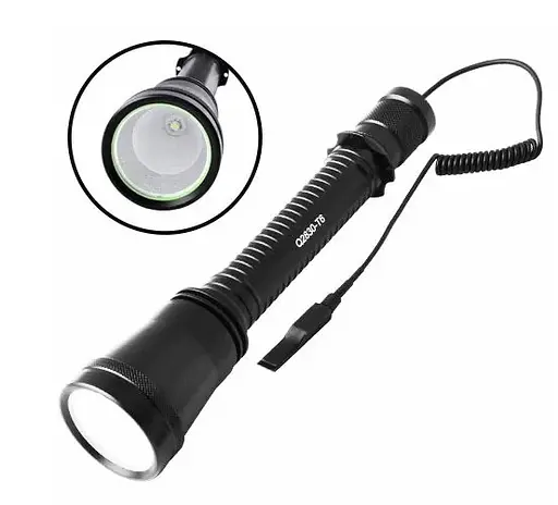 Фонарик Bailong Police BL-Q2830-T6 50000W с выносной кнопкой - фото 2