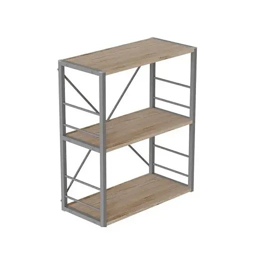 Этажерка 3/60 Серии Коннект 73x60x28 серый ДСП Дуб Сан-Марино 16мм FRD-104267