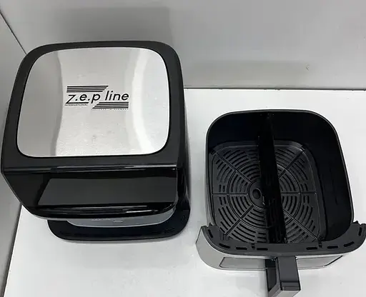 Професійна фритюрниця Zepline ZP-211 з двома тенами та об'ємом 14 л для дому та бізнесу Чорна - фото 6