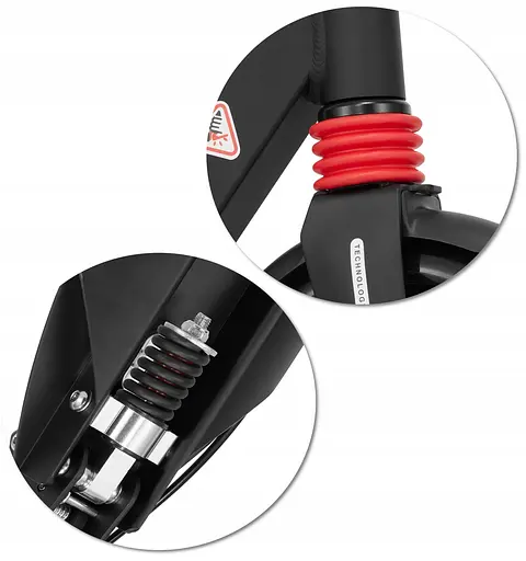 Самокат двухколесный Sesttino Shiro Red - фото 10