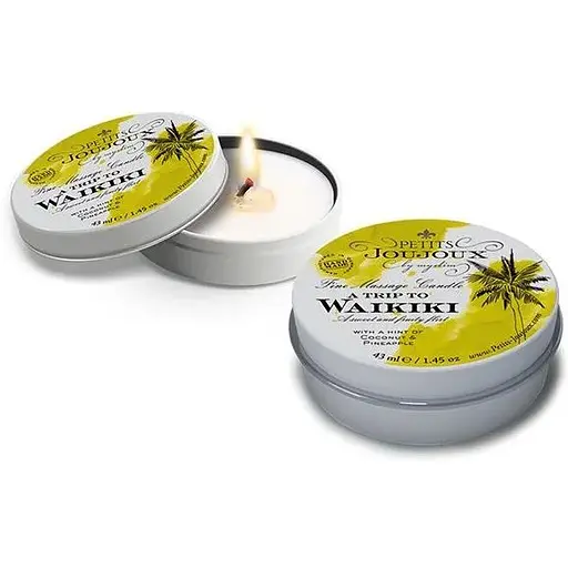 Масажна свічка Petits Joujoux - Waikiki Beach - Coconut and Pineapple (43 мл) - фото 2