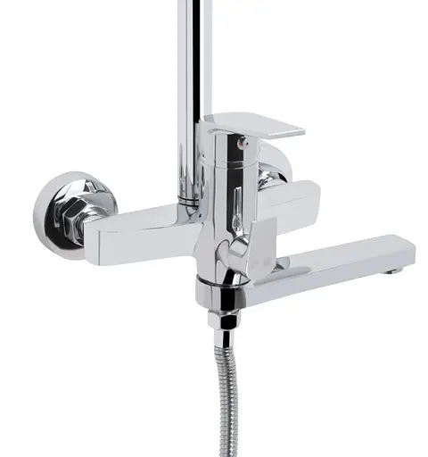 Душевая система универсальная Qtap Stenava New Chrome с изливом QTSTE111CRM45538 - фото 3