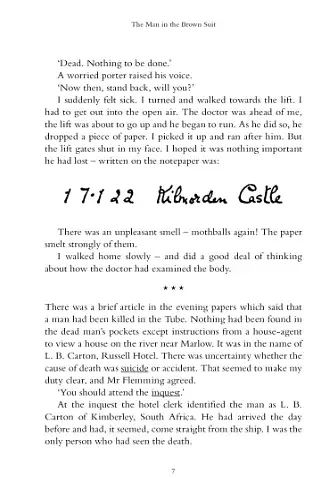 The Man in the Brown Suit - фото 4