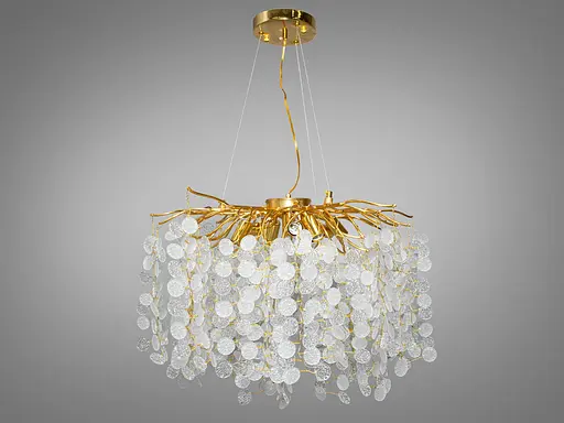 Современная хрустальная люстра Глициния - фото 1