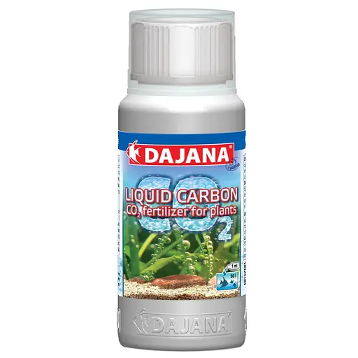 Жидкое удобрение Dajana Liquid Carbon CO2 источник углерода для аквариумных растений 100 мл