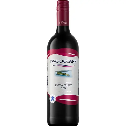 Вино Two Oceans Soft and Fruity червоне напівсухе 12.5% 0.75 л