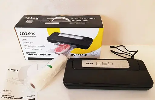 Вакуумний пакувальник Rotex RVS320-B вакууматор - фото 5