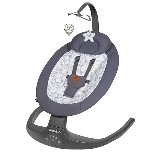 Кресло-качели Lionelo Ralf Grey White (LO-RALF GREY WHITE) - фото 1