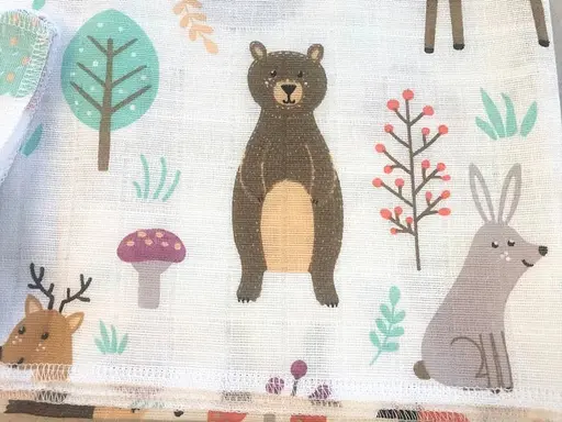 Муслиновая пеленка Moontime "Зверята" - фото 2