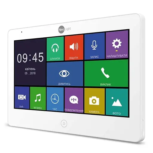 Відеодомофон NeoLight Mezzo HD 10" білий - фото 2