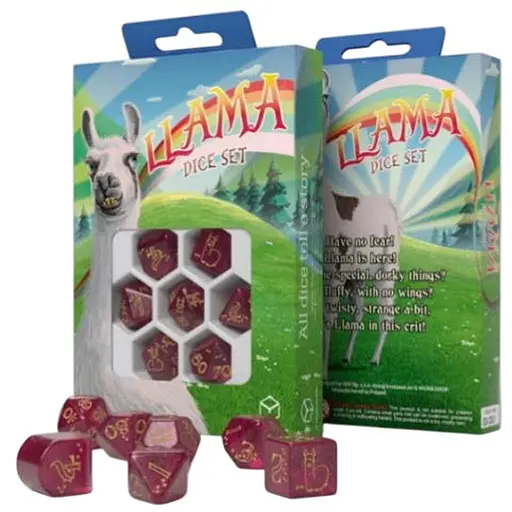 Набір кубиків Llama Dice Set: Puffy , 7 шт. (RLLA05) - фото 1