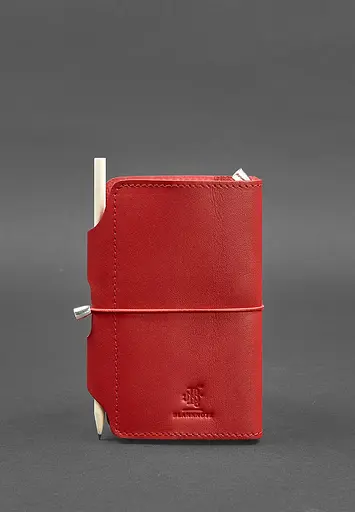 Жіночий шкіряний блокнот (Софт-бук) 3.0 червоний - фото 6