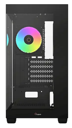 Корпус OCYPUS GAMMA C52 BK ARGB (GAMMA-C52-BKD300XX-GL) без блока питания - фото 4