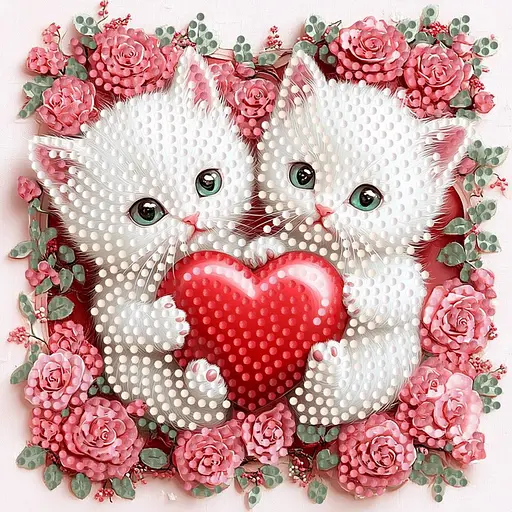 Алмазная мозаика Мурлики ZAV1818-27, 18х18 см