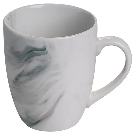 Столовый набор посуды тарелок и чашек 16 предметов на 4 персоны Marmor фарфоровый, обеденный столовый сервиз тарелок Yiwu MD-16-2G - фото 8