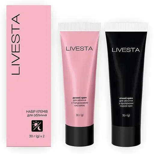 Набір кремів для обличчя Livesta 2х30 г (Liv111001) - фото 1